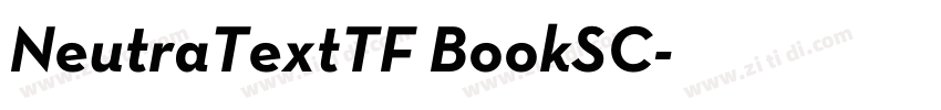 NeutraTextTF BookSC字体转换